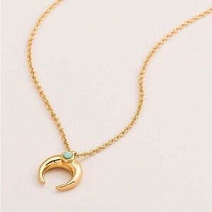 Gorjana Cayne Crescent Necklace